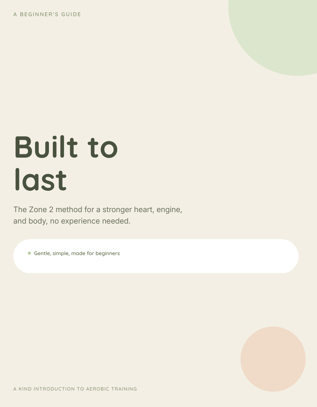 Built to last