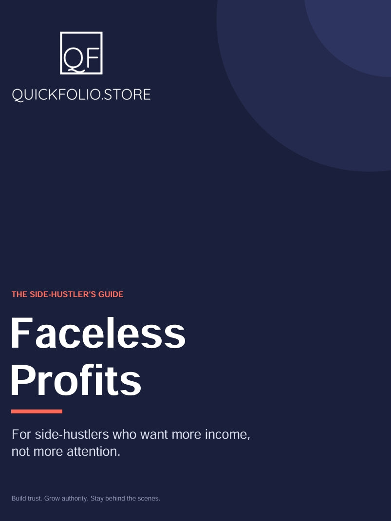 Faceless Profits and the Content Kit – quickfolio.store