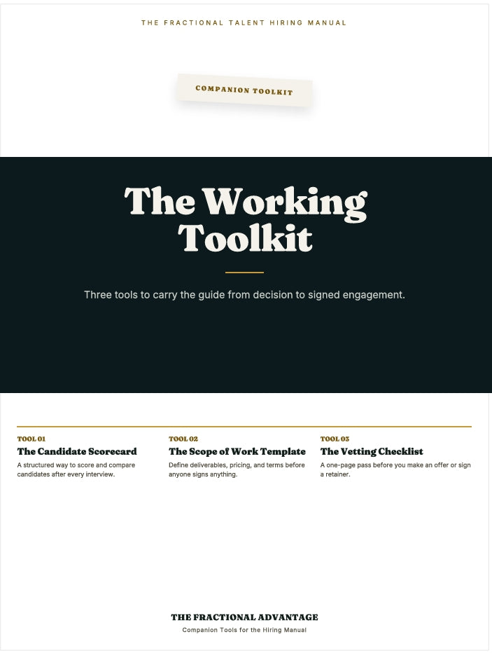 The Fractional Talent Hiring Manual + Toolkit